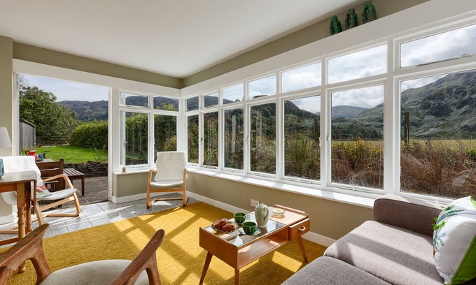 Crieff House | Enchanting, rustic cottage w/superb views and private river.