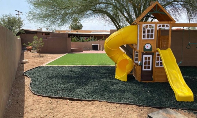 Catalina Foothills Estates Villa | Enchanting southwestern villa and casita with pool, playground, and bball hoop