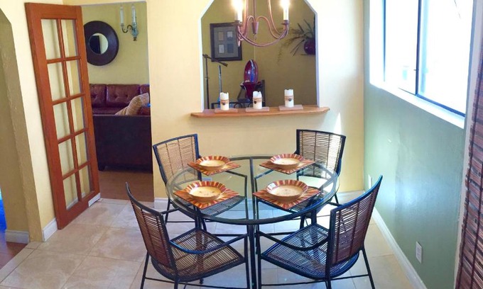 El Porto Apartment | Enchanting Spanish Duplex - 1 block to beach