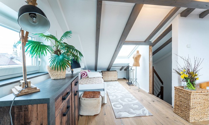 Bobingen House | End terraced house with 2 bedrooms, 2 bathrooms, balcony, terraces + garden near Augsburg