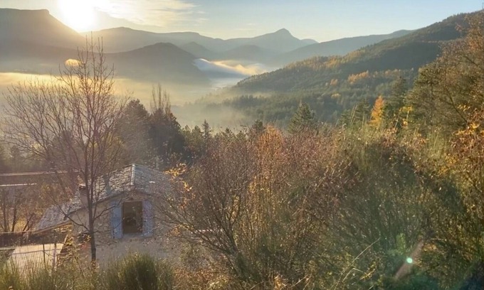 Saint-Andre-les-Alpes Villa | Enjoy an authentic Provencal cabanon set in a hectare with a magnificent view!