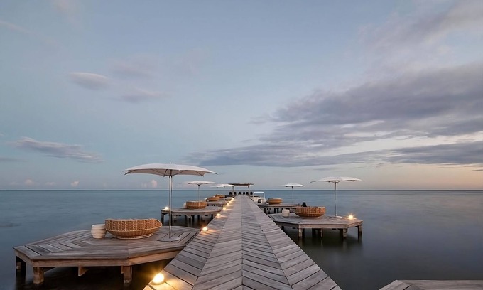 San Pedro Apartment | Enjoy North Ambergris Caye Beach! 2 Spacious Units w/Kitchen, Pool, Parking!