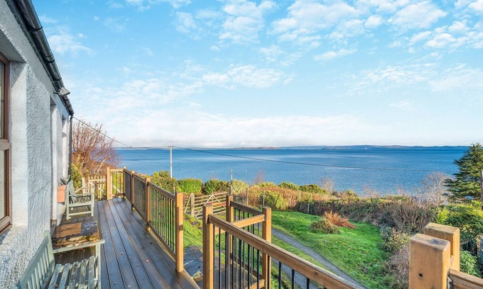 Corrie Cottage | Enjoy stunning sea views from this traditional cottage on the coast of Arran.