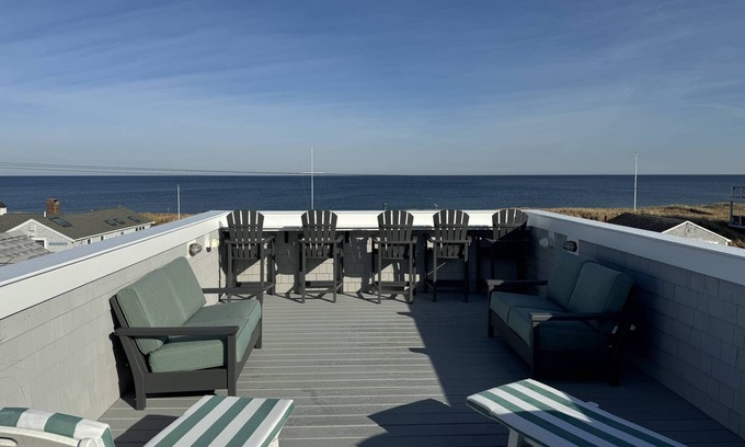 Sagamore Beach House | Enjoy stunning views in huge Sagamore Beach house with roof deck - perfect for the whole family!