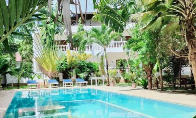 Ukunda Apartment | Enjoy sunsets poolside at a fully equipped studio apartment oasis