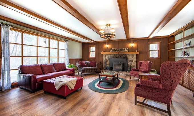 Frederick Cabin | Enjoy the serenity of our cozy wooded lodge by the Frederick Watershed