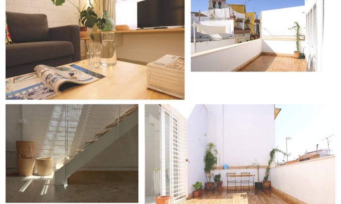 San Gil House | Entire and independent house with parking in the heart of Seville