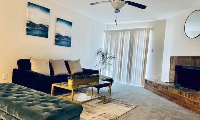 Clodine Condo | Entire Condo Terrace @ Bellaire & Kim Son next to park with pool, & tennis court