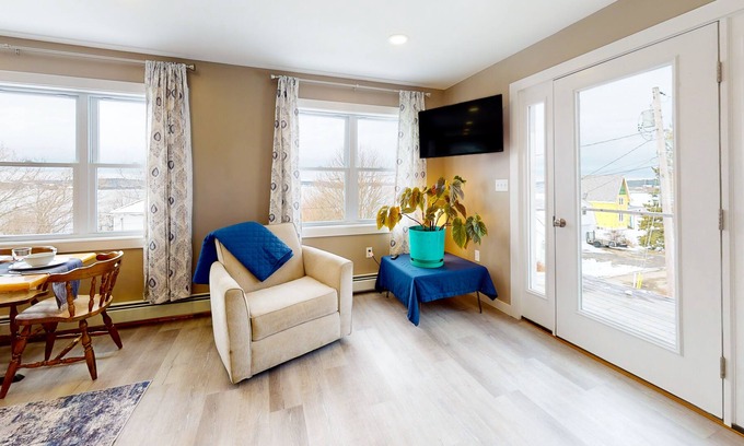 Lubec Apartment | Entire duplex with beautiful ocean views & 2 living spaces - walk to all of town