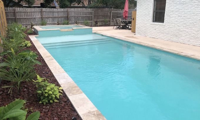 Harlingen House | Entire home - Private heated pool, pool table and private yard