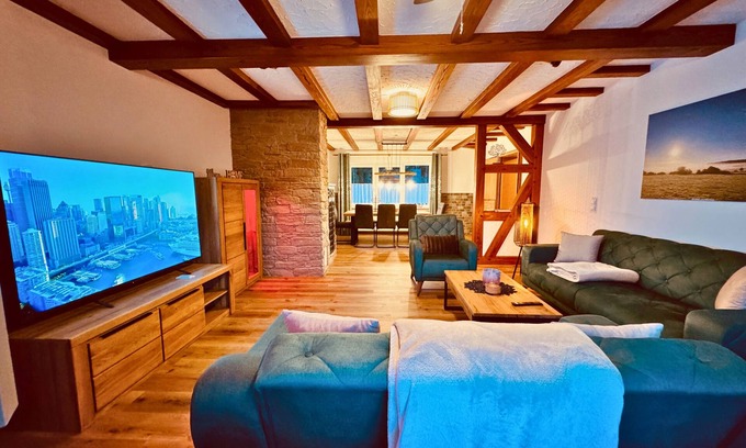 Rixfeld House | Entire House - Terrace - Grill - Playground - PlayroomnHoliday Home Taufstein 2