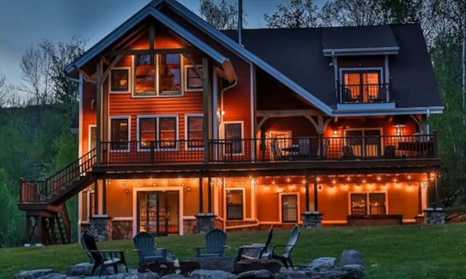 Windham Ski Chalet | Entire lodge in Windham, New York on 12 acres and bordering a state park