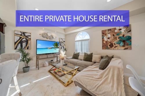 City Heights House | Entire Spacious 4-Bedroom 4-Bath House w Garage, Gated Yard, Available Now