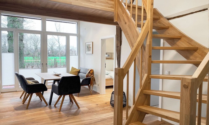 Ohne Apartment | Entrance hall - old farmhouse. Generous. Family time.