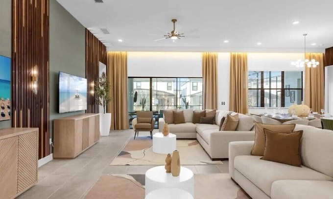 Florida Central Atlantic Coast House | Epic Paradiso Mansion-Pool/Game Room/Theater-4