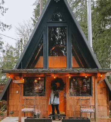 Jordan Road-Canyon Creek House | Epic view A-frame - Hot-tub Firepit & Fireplace