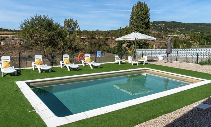 Alcocer Cottage | Casa Rural La Yesería, the ideal getaway for families/friends.pool/BBC/Relax
