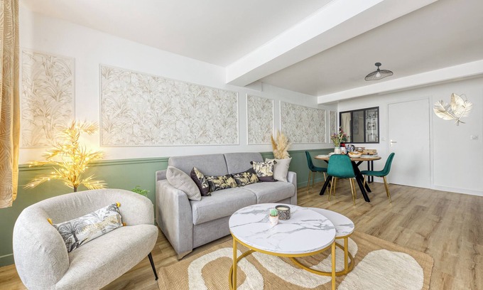 Lagny-sur-Marne Apartment | Escale en famille, accès rapide Disneyland balades au bord de l'eau Gare à 3 min