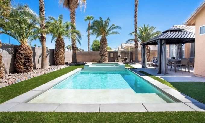 North Las Vegas House | Escape the City in a Serene 5BR Home w/BNEW Pool