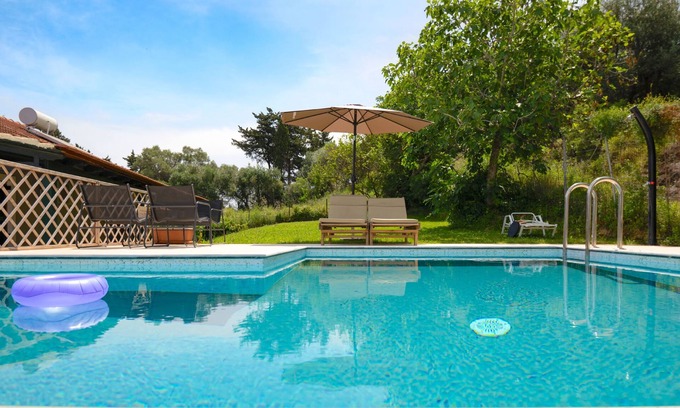 Magoulades Villa | Escape to Serenita Villa in Arillas, Corfu - Private Pool, Sunset Views, and More