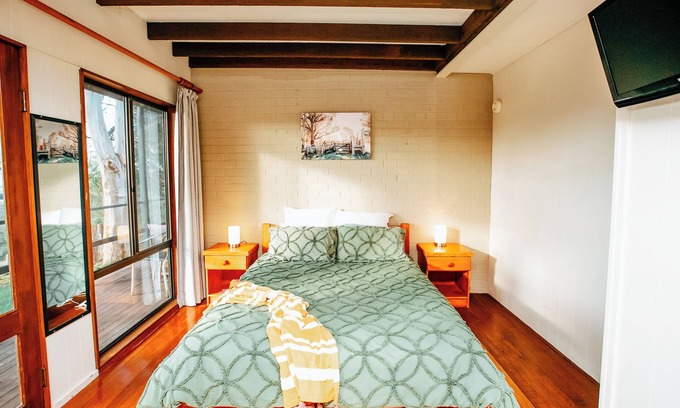 Candelo Apartment | Escape to the country in our Farm Stay Queen Unit at Bumblebrook. Pet Friendly.