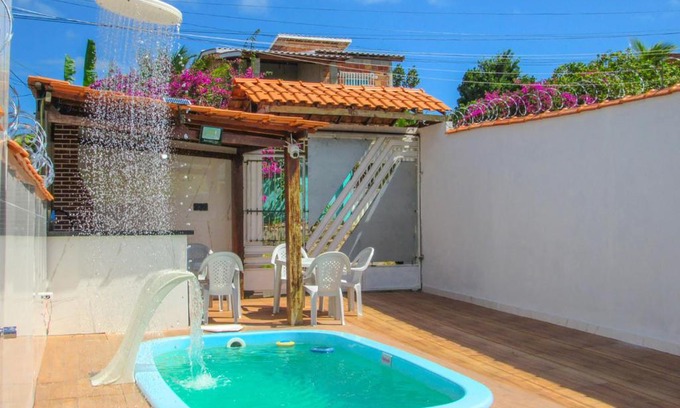 Vera Cruz House | Espaço de Lazer - Casa com Piscina e Churrasqueira