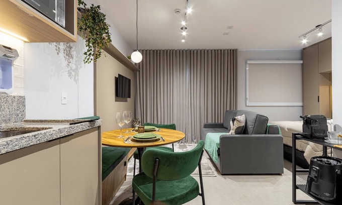 Vila Mariana Apartment | Essence Studio Vila Mariana | Air Conditioning, Wi-Fi & Vila Mariana Metro