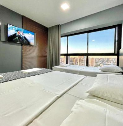 Jardim dos Estados Apartment | Estúdio no 27º Andar com Vista p/Av. Afonso Pena