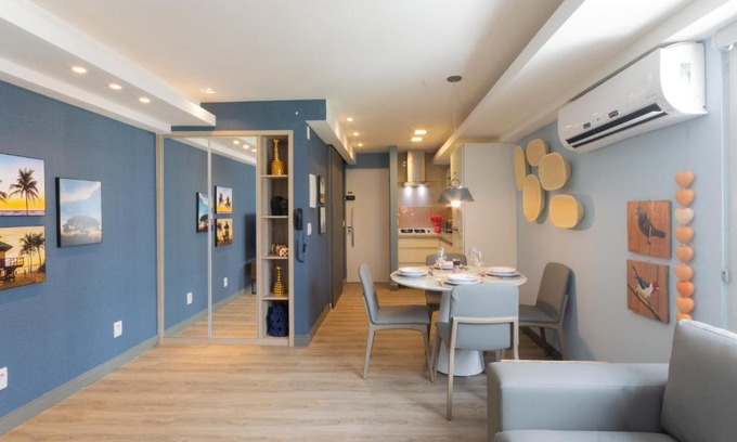 Boa Viagem Apartment | Estiloso e Pertinho da Praia. Lazer e Trabalho