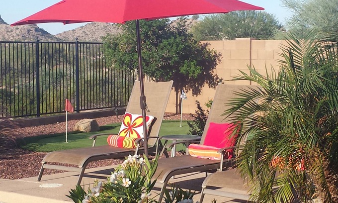 Montecito in Estrella House | Estrella Mountain Vacation Home with heated Pool