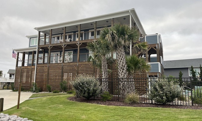 The Point House | Eventide at The Point of Emerald Isle, Breathtaking Views, Pool, Spa & Elevator