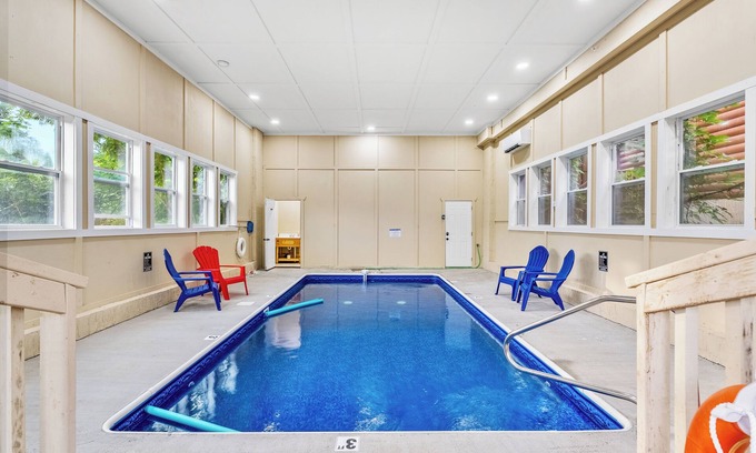 Caton Cabin | Evergreen Retreat-Sleeps 24, Hot Tub, Private heated Indoor Pool and Game Room