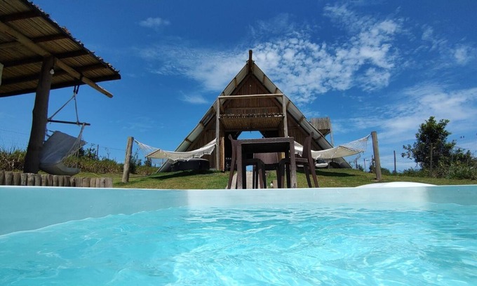 Corumbau Ski Chalet | Excelente chalé c piscina e Wi-Fi em Corumbau/BA