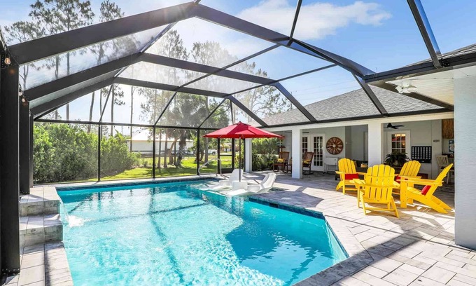 Bonita Springs House | Exceptional Amenities and new Saltwater Pool. Our Guests Say It Best! ★