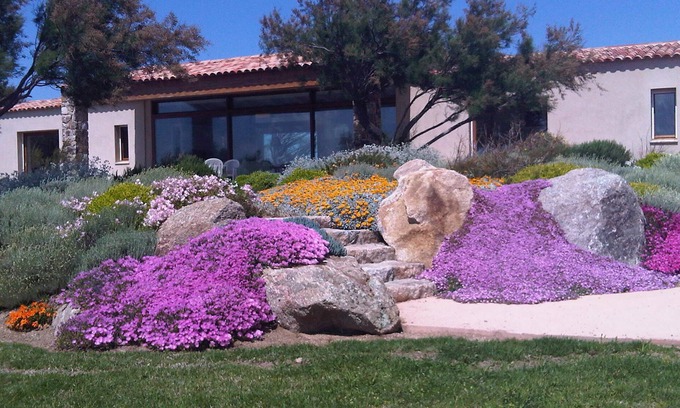 Marine de Davia Villa | Exceptional double sea view, 100m from a sandy beach, in 3000m2 garden