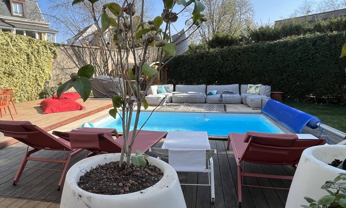 Selestat Villa | EXCEPTIONAL GITE SWIMMING POOL, SPA, SAUNA, CINEMA, PETANQUE, 15PERS