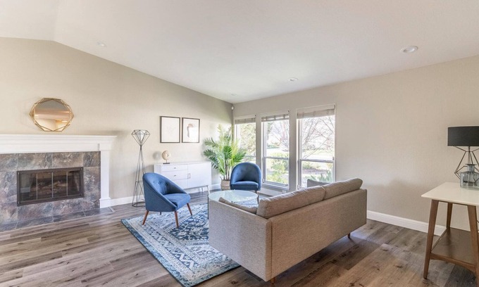 San Ramon House | Exceptional San Ramon 4BR w/Patio & A/C, nr Park & Dining, by Blueground