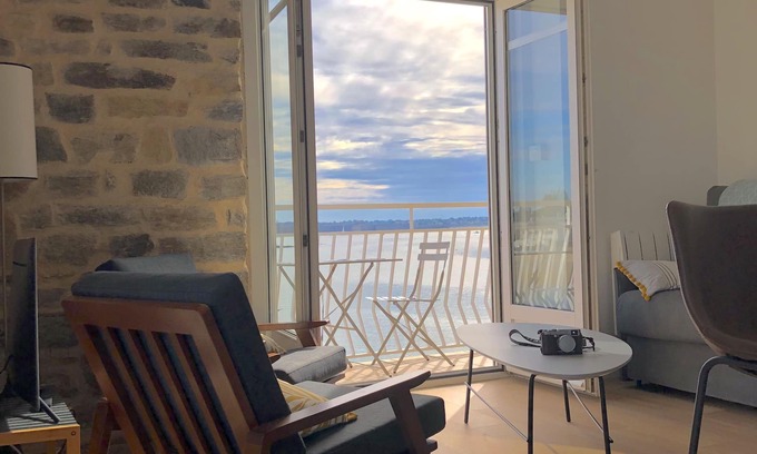 Kerroch Apartment | Exceptional sea view 180 ° - luxury apartment