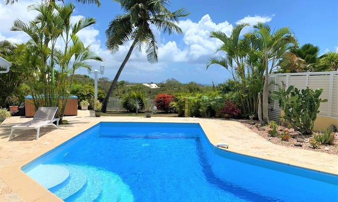 Mare Gailard Villa | Exceptional sea-view villa with pool and jacuzzi