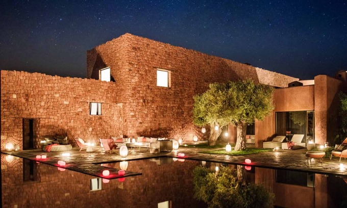 Ghmate Villa | Exceptional villa with infinity pool and tennis court in Marrakech