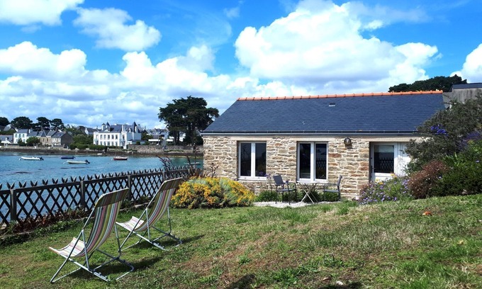 Larmor-Baden House | Exceptional! Waterfront fisherman's cottage Golfe du Morbihan Larmor Baden