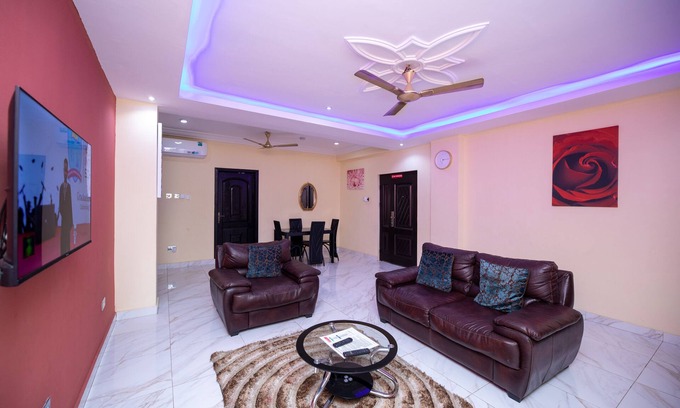 Accra Apartment | Exclusive 2-Bedroom Furnished Apartment - just over 25min drive to the Airport