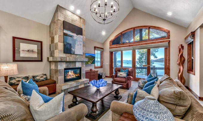 Sierra Shores Condo | Exclusive! Balconies w/lake views, 3 masters, 2 kings, Pool,AC+Sierra Shores