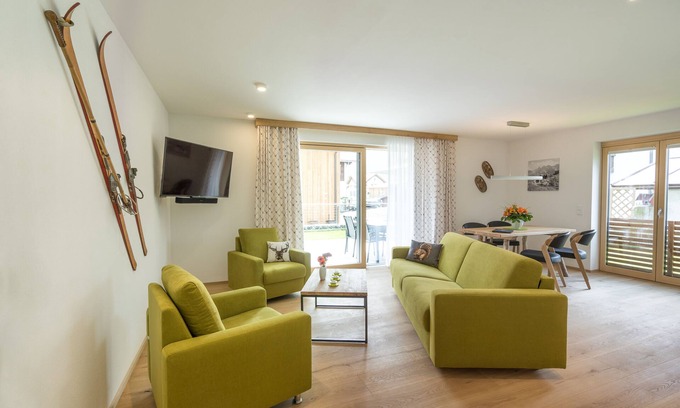 Oberstdorf Apartment | Exclusive, barrier-free vacation apartment, free summer mountain lift, sauna