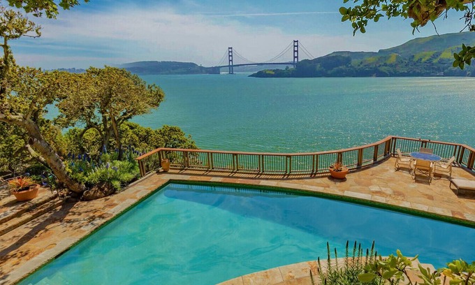 Belvedere Tiburon House | Exclusive Belvedere Escape w/ pool & stunning ocean views