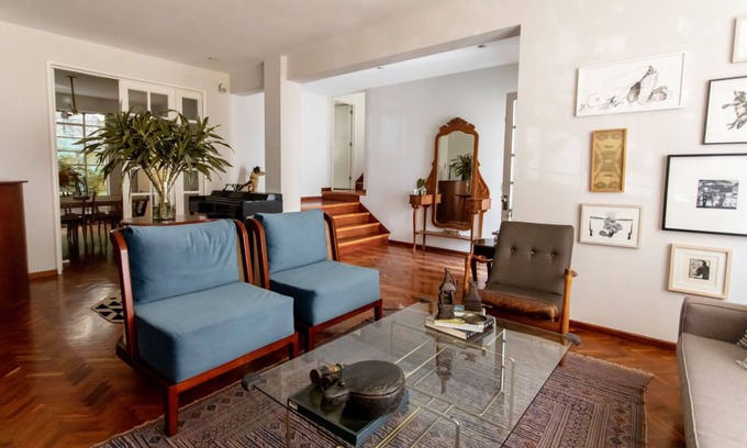Roma Norte House | Exclusive Home in Roma Norte/Terrace & Fireplace