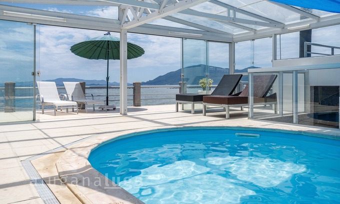 Palhoca House | Exclusive Mansion: Pool & Sea View