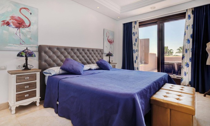 New Golden Mile House | Exclusive, Pet-Friendly Frontline Beach Penthouse with Pool, Terrace & Wi-Fi