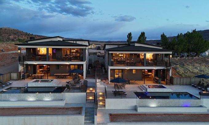 Moab South Valley House | Exclusive Retreats Desert Vista 12 Bedroom all Suites Retreat Sleeps 50