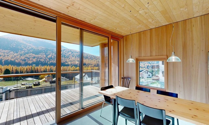Pontresina Apartment | Exclusive Roseg Apartment with Panoramic View in Pontresina